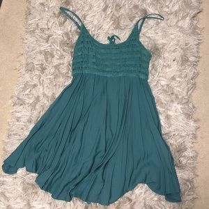 Aqua Summer Dress